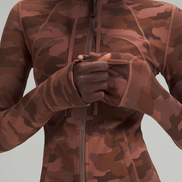 Lululemon Define Hooded Jacket Heritage 365 Camo Deep Coal Multi in Size 6 - Picture 11 of 12